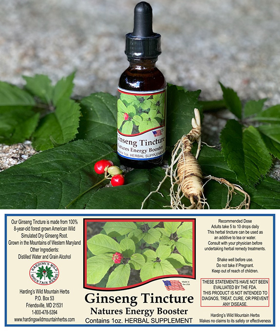 Ginseng Tincture - Nature's Energy Booster - Herbal Supplement