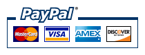 PayPal MasterCard VISA AMEX Discover